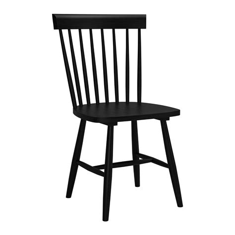 Extendable Black Wooden Dining Table with 6 Spindle Dining Chairs ...