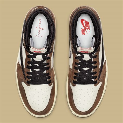 Official Images Of The Travis Scott x Air Jordan 1 Retro High OG - My Sports Shoe