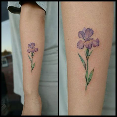 Solace gets this tattoo but on the back of her right leg #Tattoosonback | Iris tattoo, Iris ...