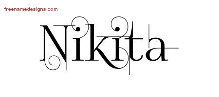 nikita Archives - Free Name Designs