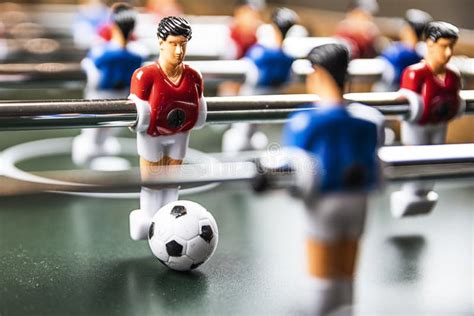 Table football game stock image. Image of match, game - 127378797