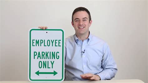 Employee Parking Signs and Stencils - Reserved Parking Signs