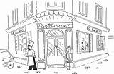 Restaurant Coloriage Coloring Pour Pages Para Colorear Desde  sketch template