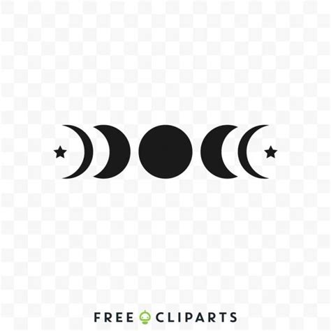 Free moon phases clipart | Moon phases art, Moon decal, Moon phases