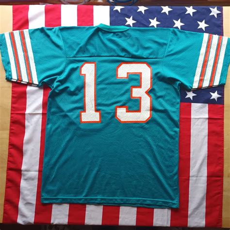 Vintage Miami Dolphins NFL Jersey Sand Knit... - Depop