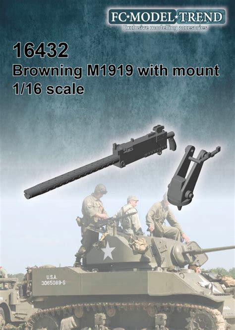 Browning M1919 with mount FC ModelTrend 16432