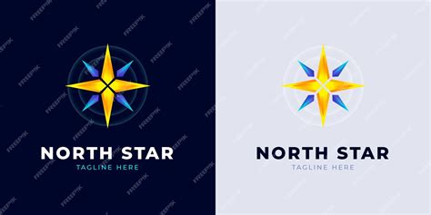 Free Vector | North star logo template