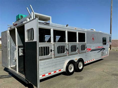 2008 CIMARRON NORSTAR 4 HORSE TRAILER "LIVING QUARTERS" - True RV True RV