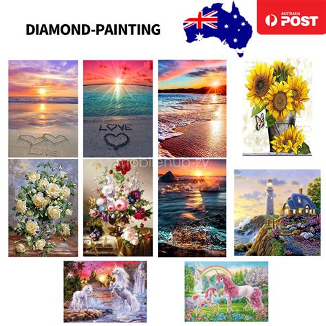 5D Diamond Painting Kits Diamond Glue Art Kit Paint for Adults Kids DIY Gift AU | eBay