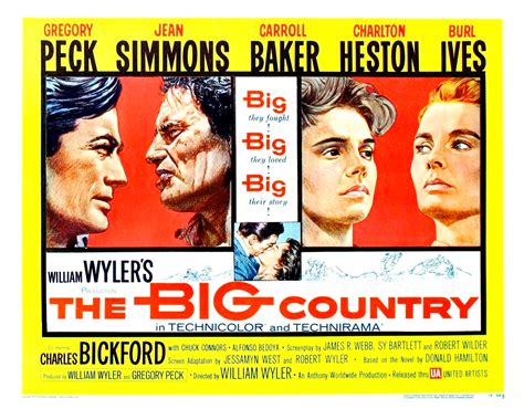 MOVIE POSTERS: THE BIG COUNTRY (1958)