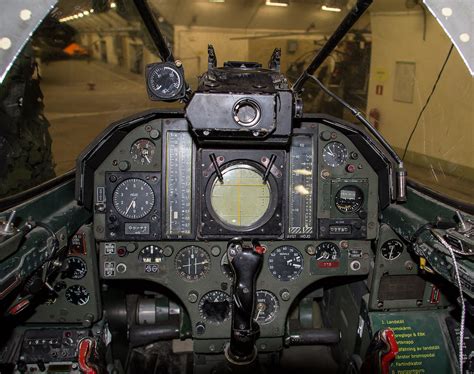 Saab J35 Drakken Cockpit | At Aeroseum near Gothenburg, Swed… | Flickr