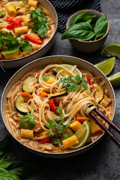 Thai Red Curry Soup in Instant Pot - Spice Cravings