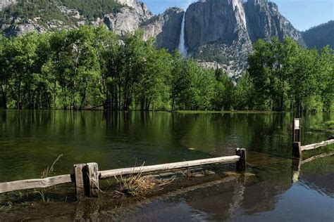 Photos show Yosemite flooding as major river swells