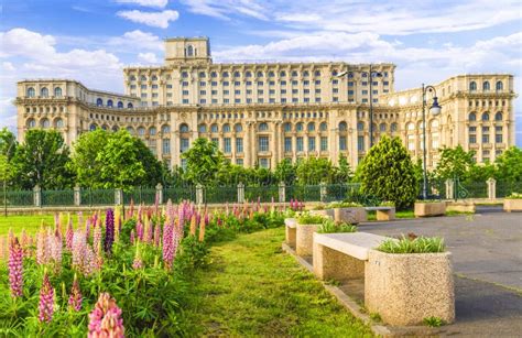 The Palace of the Parliament, Bucharest, Romania. Stock Photo - Image of government, bucharest ...