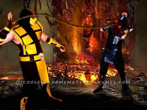 Cool Scorpion and Sub-Zero Halloween Costumes for Adults