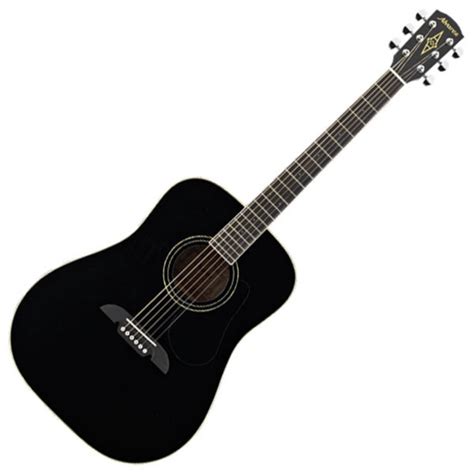 DISC Alvarez RD16 Dreadnought Acoustic Guitar, Black at Gear4music