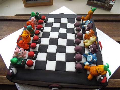 Pokemon chess set cake - Album on Imgur | Chess set, Chess board, Chess cake