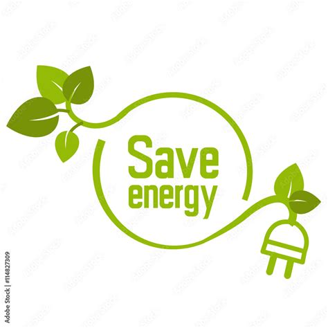 save energy sign logo vector Stock Vector | Adobe Stock