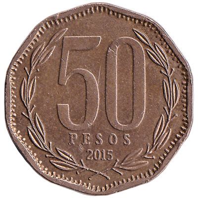 50 Chilean Pesos coin - Exchange yours for cash today