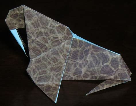 Walrus Printable Origami Instructions