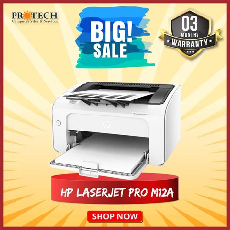 Hp Laserjet Pro m12a printer used (Refurbished), Computers & Tech, Printers, Scanners & Copiers ...