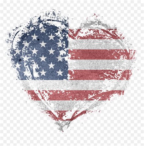 American Flag, Heart, Usa - Usa Heart, HD Png Download - vhv