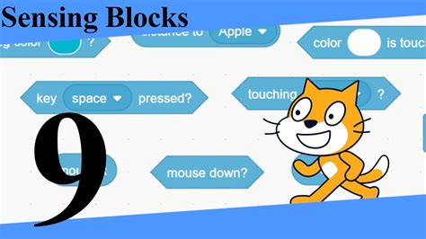 Scratch Tutorial: Sensing Blocks (Episode 9) - YouTube