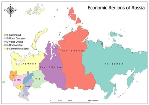 Map Of Russia With Regions - Alvina Margalit