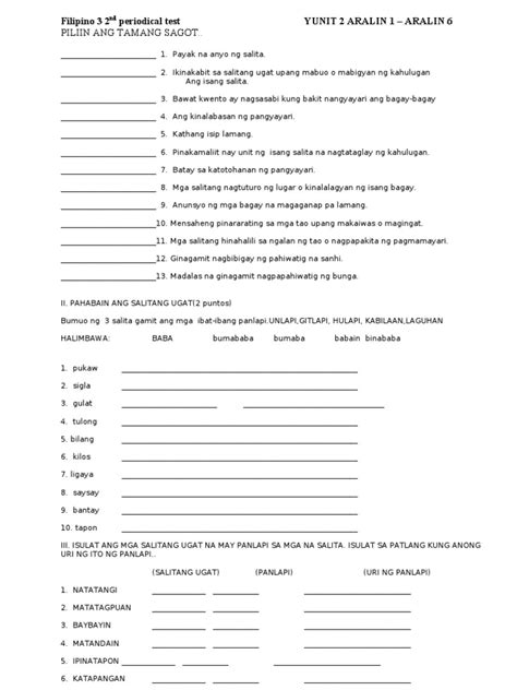 50 [pdf] WORKSHEET FOR GRADE 1 PAGBASA PRINTABLE HD DOCX DOWNLOAD ZIP ...