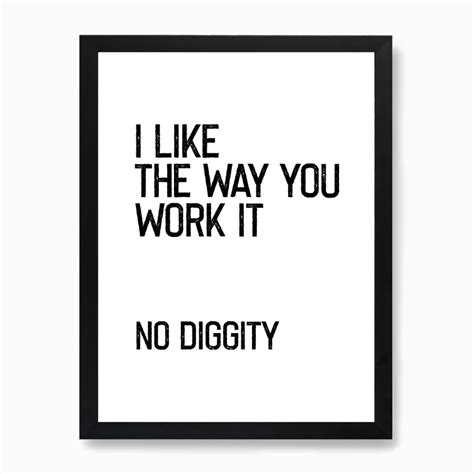 No Diggity Art Print | Personalized art print, Flamingo art print ...
