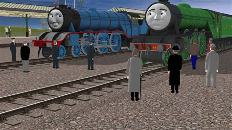 Gordon and Flying Scotsman by BakedWabbit on DeviantArt