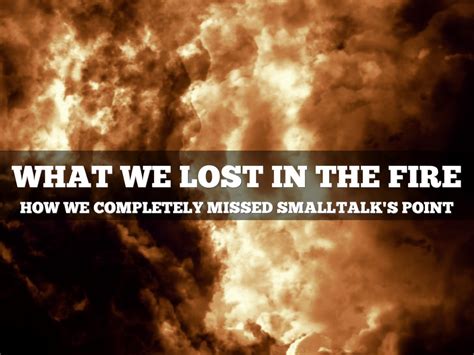 What We Lost in the Fire by reg braithwaite