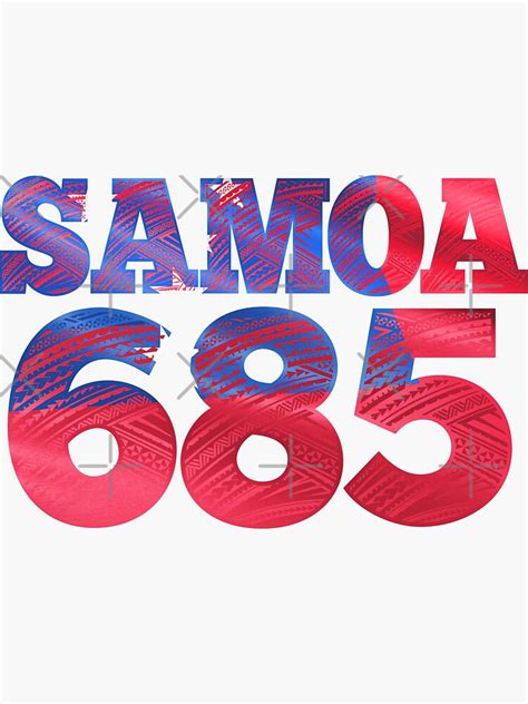 "Samoa 685 - Samoan Pride - Polynesian" Sticker for Sale by ...