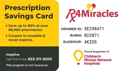 Free Prescription Savings Card - Rx4Miracles