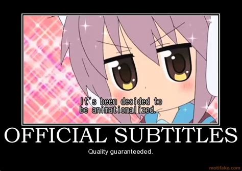 Official Subtitles - Anime Fan Art (17428889) - Fanpop