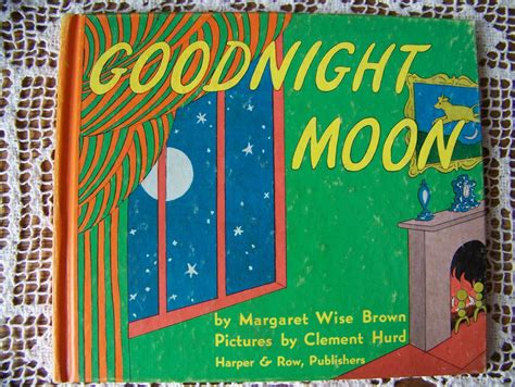 Vintage 1947 Goodnight Moon Book By Margaret Wise Brown. Hard