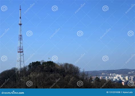 View To Hight Castle Hill. Lviv, Ukraine Stock Photo - Image of hight ...