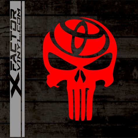 Toyota Punisher Skull Tundra Tacoma TRD Dicut Vinyl Decal Fj 3 | Etsy ...