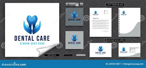 Dental Care Logo Ideas. Inspiration Logo Design. Template Vector ...