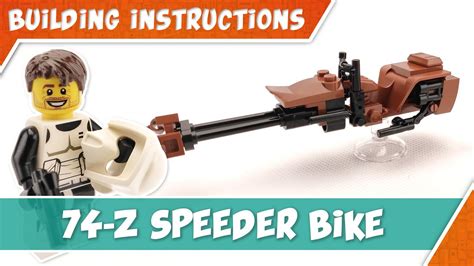 How to build a 74-Z Speeder Bike - LEGO Star Wars MOC (Building instructions) - YouTube