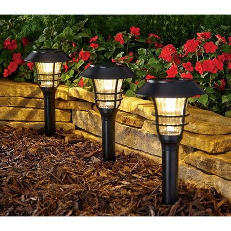 Better Homes & Gardens Avalon Solar-Powered Landscape Light, Black ...