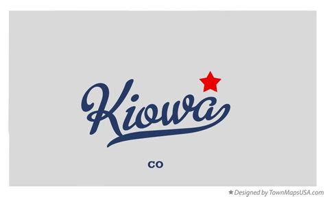 Map of Kiowa, CO, Colorado