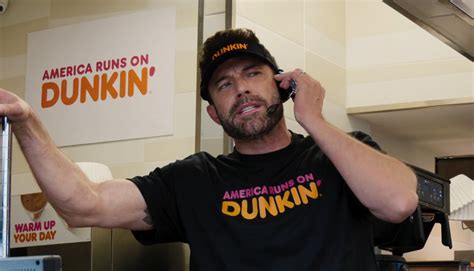 Dunkin’ Donuts Super Bowl Commercial 2023: Ben Affleck Runs Drive-Thru, Jennifer Lopez Shows Up ...