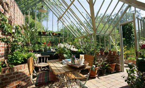 Amazing and Conservatory Greenhouse Interior Design