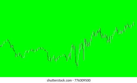 Uptrend Stock Chart Bull Market New Stock Illustration 776309500