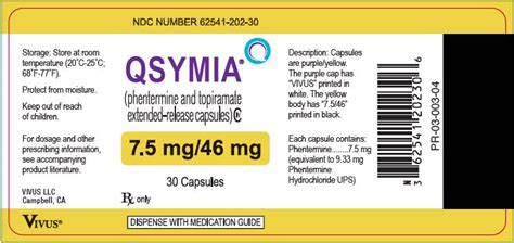 Qsymia - FDA prescribing information, side effects and uses