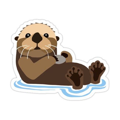 Otter emoji Sticker by Holly2607 | Wallpaper iphone cute, Emoji ...