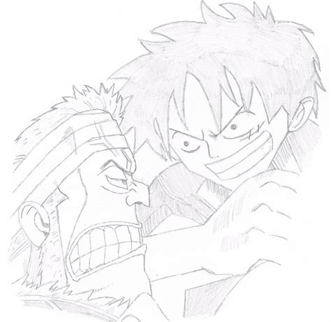 Luffy vs Don Krieg - Drawing by Majin-Luffy on DeviantArt