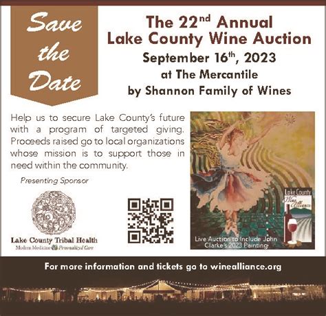 Upcoming Events – Lake County Winery Association