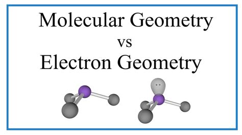 Electron Geometry vs Molecular Geometry: Explanation & Examples - YouTube